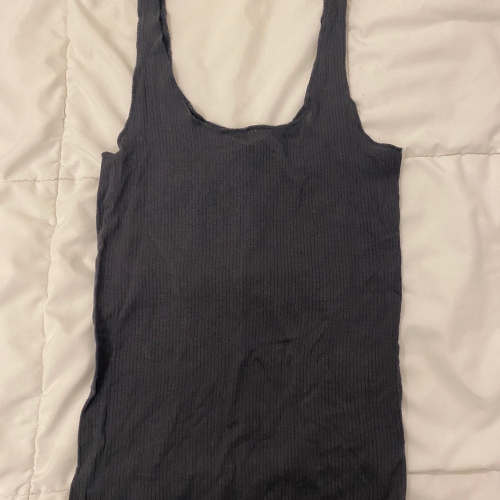 Dark gray tank top